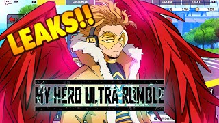 NEW LEAKS Hawks Character And Skills My Hero Ultra Rumble [upl. by Telfore]