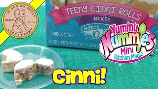 Yummy Nummies Teeny Cinni Rolls DIY Mini Food Kit [upl. by Eerahs636]