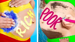 Rich Pregnant vs Poor Pregnant [upl. by Karena]