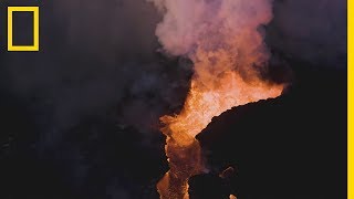 Limpressionnante éruption du volcan Kilauea à Hawaï [upl. by Ycal]