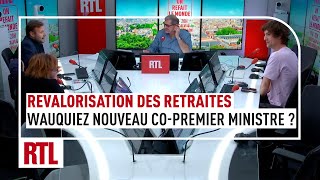 Revalorisation des retraites  Laurent Wauquiez nouveau coPremier ministre [upl. by Noseimaj]