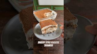 Revealing my bakery’s secret tiramisu recipe and it’s eggless shorts [upl. by Haidej408]