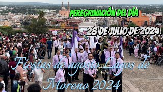 Lagos de Moreno y la Gran peregrinación al templo del Calvario hoy 28 de julio de 2024 [upl. by Wilscam318]