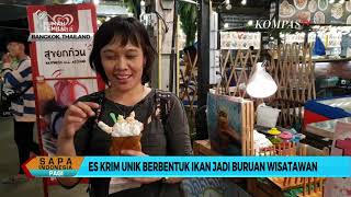 Es Krim Unik Jadi Buruan Wisatawan di Thailand [upl. by Adnilev]