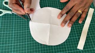 QUICK SIMPLE BONNET  PATTERN TUTORIAL [upl. by Carlos]