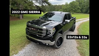 22x12s on 2022 GMC Sierra [upl. by Langley]