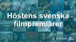 Höstens svenska filmpremiärer 2024 – live från Filmhuset [upl. by Blinnie]