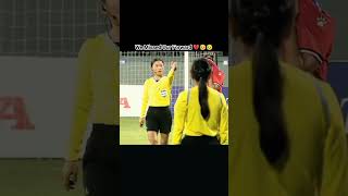 Red card for Rekha saff football dasarathstadium fifa rekha redcard love messi ronaldo afc [upl. by Alf]