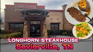 Dinner at LONGHORN STEAKHOUSE Sevierville TN steakhouse 😋 [upl. by Eiramanitsirhc929]