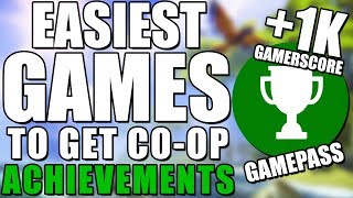 BEST XBOX GAMES FOR COOP ACHIEVEMENTS Gamepass amp Gamerscore 2019 [upl. by Patten]