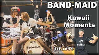 BANDMAID  Kawaii Moments Reaction [upl. by Thirion]