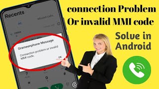 How To Fix connection Problem Or invalid MMI code in Android 2024 lll [upl. by Owain773]