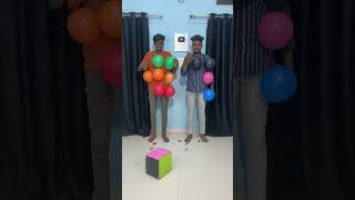 Roll Dice 🎲 With Multi Colour Pop Balloon Challenge shorts [upl. by Ranna]