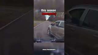 Drunk driver rams cammer off the road Credit DailyIdiotDrivers [upl. by Stelu680]