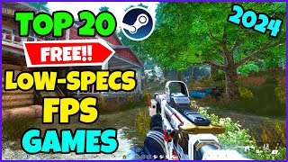 TOP 20 FREE FPS GAMES for Low End PCLaptop  2024 4GB RAM Intel HD Graphics [upl. by Harmon163]