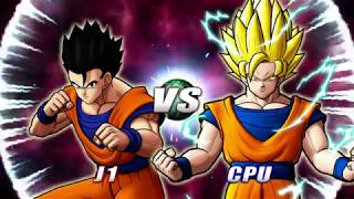 Dragon Ball Raging Blast 2 Gohan Definitivo vs Goku ssj2 [upl. by Ricca]