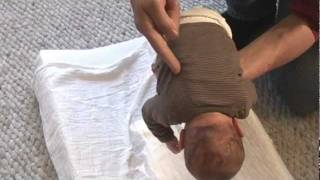 Baby  Galant reflex Trunk incurvation reflex  reaction [upl. by Still]