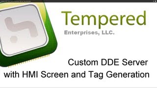 Custom DDE Server with Wonderware HMI and Tag Generation [upl. by Alphonsa]