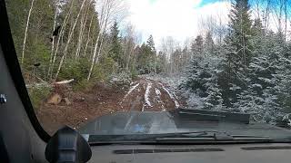 CAMMED 81 VORTEC 513 RING AND PINION SWAP COMPLETE 4WD TEST MUDDY SNOWY WOODS ROADS [upl. by Cuyler]