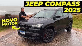 JEEP COMPASS 2025 COM MOTOR DE WRANGLER Vale a pena [upl. by Villiers255]