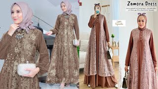 b18 REKOMENDASI GAMIS LEBARAN amp GAMIS KONDANGAN  MODEL GAMIS TERBARU [upl. by Rapsag]