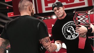 JOHN CENA FORMS STRAIGHT EDGE CENATION  WWE 2K18 Story  Path of Cena Ep14 [upl. by Nimzaj771]