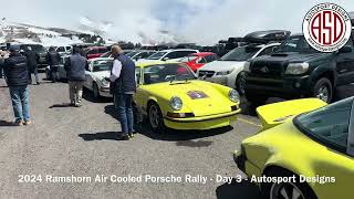 2024 Ramshorn Air Cooled Porsche Rally  Day 3  Autosport Designs [upl. by Kristian]