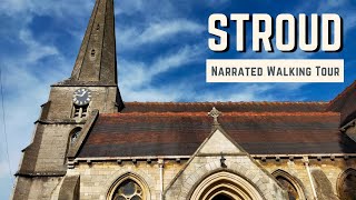 STROUD  4K Narrated Walking Tour  Lets Walk 2022 [upl. by Tildy623]