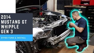 2014 Mustang GT  Whipple Gen 3 Install and Dyno [upl. by Alpers]