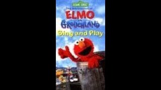 Sesame Street The Adventures of Elmo in Grouchland Sing and Play 1999 VHS Full Screen [upl. by Nah224]