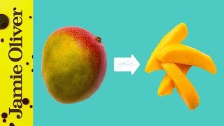 How To Prepare a Mango  Jamie’s 1 Minute Tips [upl. by Eneirda177]