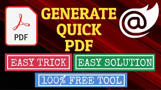 Blazor  Generate Quick PDF  Easy Trick  100 Free [upl. by Alleda]