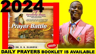 2024 MFM 70 DAYS PRAYER amp FASTING BOOKLET DR DK OLUKOYA PRAYERS GENERAL OVERSEER MFM WORLDWIDE [upl. by Boykins]