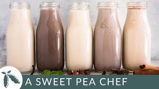 How to Make Coffee Creamer  5 Easy Flavors  A Sweet Pea Chef [upl. by Eide90]