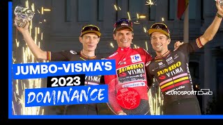 👀 JumboVismas 2023 Grand Tour dominance has left other riders quotFED UPquot  The Cycling Show [upl. by Enail]