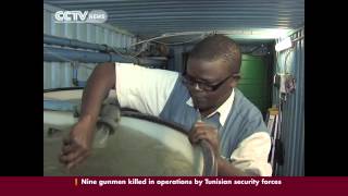 SA innovators set up first shipping container fish farm [upl. by Nonarb604]