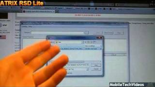 Motorola ATRIX How To Use RSDLite [upl. by Annairt]