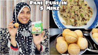 Jalani Pani Puri Recipe At home  5 Minz Pani Puri Recipe  Review of my Favourite Snacks  Easiest [upl. by Yanej]