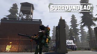 Building a Watchtower on the Roof of Our Base  EP27  SurrounDead [upl. by Enreval]