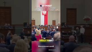 ❗️Euforia w polskim sejmie po wygranej Donalda Trumpa🇵🇱🤝🏼🇺🇸polska wiadomości sejm [upl. by Retseh135]