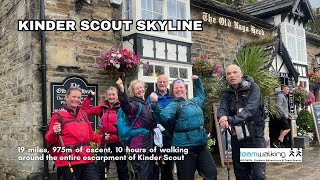 Kinder Scout Skyline challenge walk Peak District [upl. by Frierson]