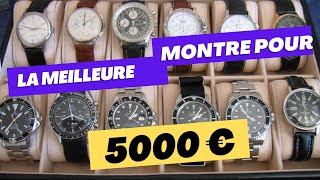 Quelle est la meilleure montre pour 5000€ Oméga Grand Seiko Longines Brietling… etc [upl. by Anifad116]