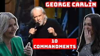 BRITISH FAMILY REACTS  George Carlin  10 Commandments [upl. by Nonnarb]