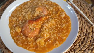 ARROZ MELOSO DE MARISCO 🦐 resultado súper sabroso con Mambo [upl. by Enuahs90]