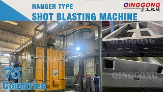 Multifunctional Hook Shot Blasting Machine  Customized Shot Blaster [upl. by Nyahs]