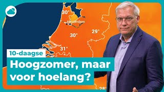 Weerbericht 10daagse hoe lang blijft het hoogzomer [upl. by Adnolat]