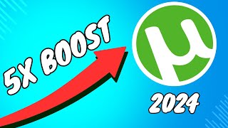 How to Increase uTorrent Download Speed 2024 Best Settings [upl. by Imelda]