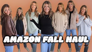 Amazon Fall Clothing Haul 2024 Cozy Sweatshirts Jackets amp Fall Basics [upl. by Coucher623]