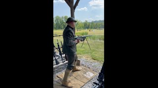 Chauchat Model 1915 At The Range [upl. by Ainek]