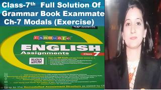 Class7thL7 Modals Exercise Solution of Exammate Grammar Book [upl. by Hahcim]